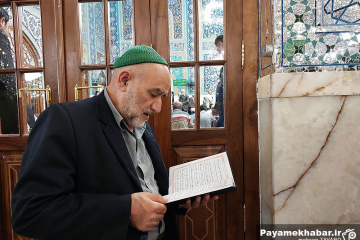 حرم مطهر رضوی در ایام میلاد حضرت رسول (ص) و امام صادق (ع)