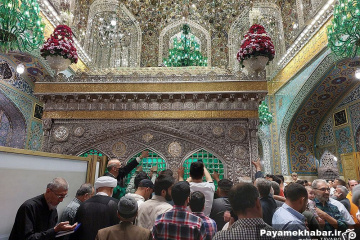 حرم مطهر رضوی در ایام میلاد حضرت رسول (ص) و امام صادق (ع)
