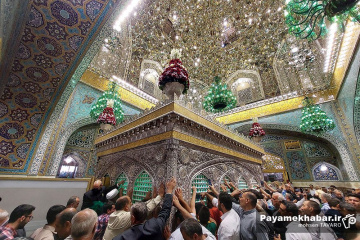 حرم مطهر رضوی در ایام میلاد حضرت رسول (ص) و امام صادق (ع)