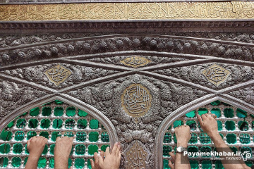حرم مطهر رضوی در ایام میلاد حضرت رسول (ص) و امام صادق (ع)