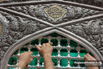 حرم مطهر رضوی در ایام میلاد حضرت رسول (ص) و امام صادق (ع)