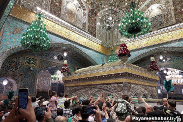 حرم مطهر رضوی در ایام میلاد حضرت رسول (ص) و امام صادق (ع)