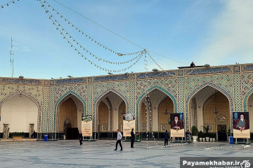 حرم مطهر رضوی در ایام میلاد حضرت رسول (ص) و امام صادق (ع) - آماده سازی برای جشن
