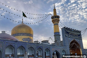حرم مطهر رضوی در ایام میلاد حضرت رسول (ص) و امام صادق (ع)