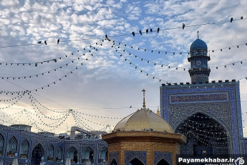 حرم مطهر رضوی در ایام میلاد حضرت رسول (ص) و امام صادق (ع)