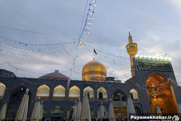 حرم مطهر رضوی در ایام میلاد حضرت رسول (ص) و امام صادق (ع)