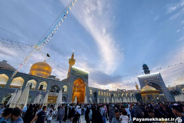 حرم مطهر رضوی در ایام میلاد حضرت رسول (ص) و امام صادق (ع)