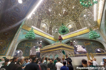 حرم مطهر رضوی در ایام میلاد حضرت رسول (ص) و امام صادق (ع)
