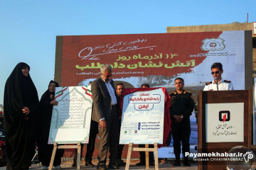 مانور آتش نشانان داوطلب در شیراز
