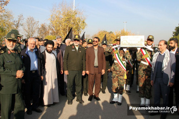 تشییع پیکر شهدای گمنام دفاع مقدس در شیراز