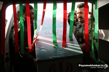 تشییع پیکر شهدای گمنام دفاع مقدس در شیراز