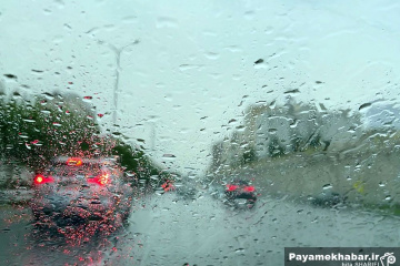طبیعت بارانی تهران