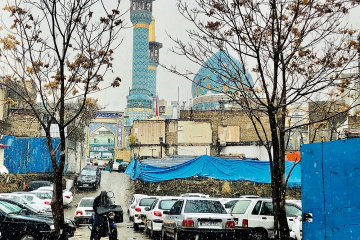 طبیعت برفی تهران - امامزاده صالح (ع)