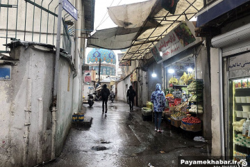 طبیعت بارانی تهران