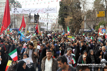 راهپیمایی 22 بهمن در شیراز