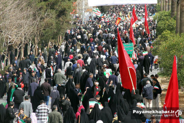 راهپیمایی 22 بهمن در شیراز