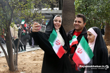 راهپیمایی 22 بهمن در شیراز