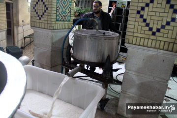 طبخ سمنی 30 تنی در شیراز - سمنو پزون - سمنی پزون