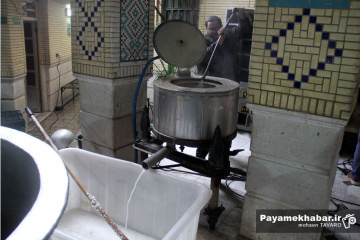 طبخ سمنی 30 تنی در شیراز - سمنو پزون - سمنی پزون