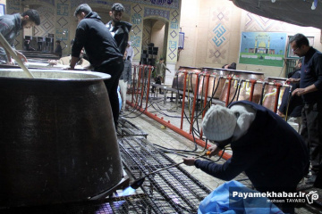 طبخ سمنی 30 تنی در شیراز - سمنو پزون - سمنی پزون