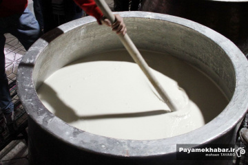 طبخ سمنی 30 تنی در شیراز - سمنو پزون - سمنی پزون