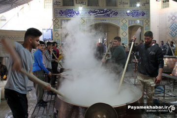 طبخ سمنی 30 تنی در شیراز - سمنو پزون - سمنی پزون