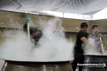 طبخ سمنی 30 تنی در شیراز - سمنو پزون - سمنی پزون