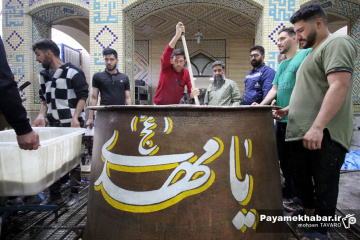 طبخ سمنی 30 تنی در شیراز - سمنو پزون - سمنی پزون