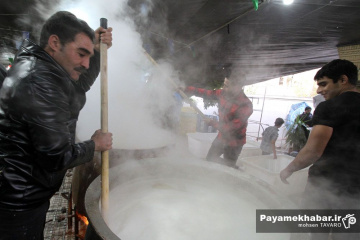 طبخ سمنی 30 تنی در شیراز - سمنو پزون - سمنی پزون