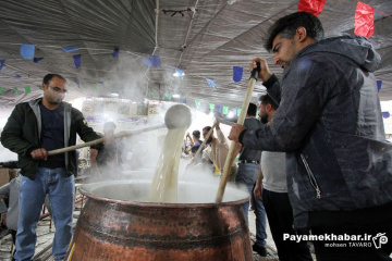 طبخ سمنی 30 تنی در شیراز - سمنو پزون - سمنی پزون