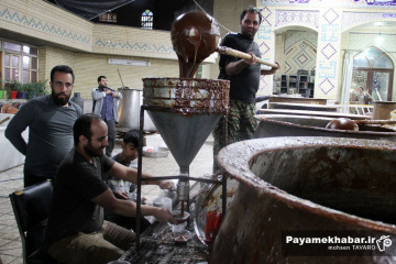 طبخ سمنی 30 تنی در شیراز - سمنو پزون - سمنی پزون