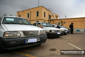 کشفیات پایان سال نیروی انتظامی فارس - خودرو مسروقه - پراید