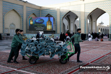 اقامه نماز عید سعید فطر در حرم مطهر رضوی