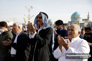 اقامه نماز عید سعید فطر در حرم مطهر رضوی