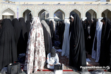اقامه نماز عید سعید فطر در حرم مطهر رضوی