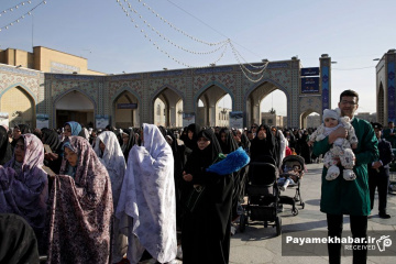 اقامه نماز عید سعید فطر در حرم مطهر رضوی