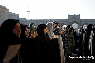 اقامه نماز عید سعید فطر در حرم مطهر رضوی