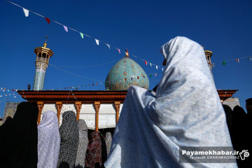 نماز عید سعید فطر در حرم مطهر حضرت شاهچراغ (ع)