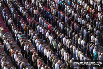 نماز عید سعید فطر در حرم مطهر حضرت شاهچراغ (ع)