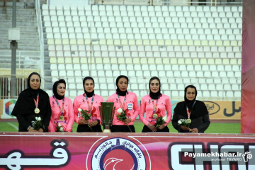 مراسم قهرمانی تیم خاتون بم