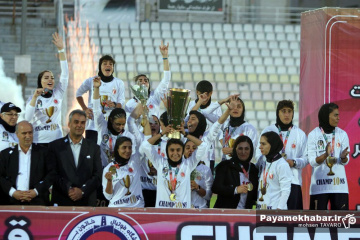 مراسم قهرمانی تیم خاتون بم