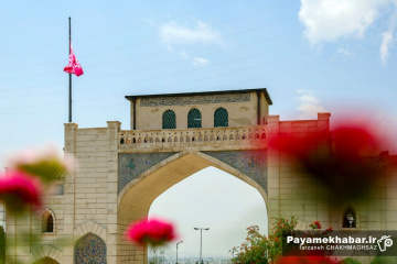مراسم جایگزینی قرآن دروازه قرآن شیراز