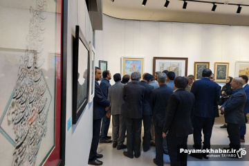 افتتاح نگارخانه سرو شیراز