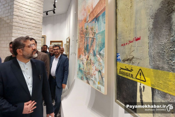 افتتاح نگارخانه سرو شیراز