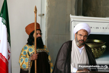 رونمایی از جام زرین خشیارشاه - امام جمعه مرودشت