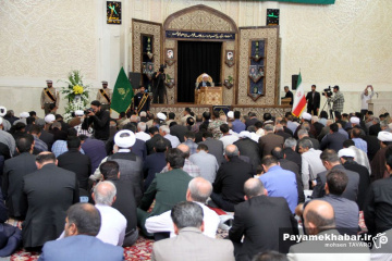 تجمع مردم شیراز در پی شهادت آیت الله رئیسی، رئیس جمهوری و هیات همراه
