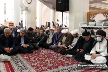 تجمع مردم شیراز در پی شهادت آیت الله رئیسی، رئیس جمهوری و هیات همراه