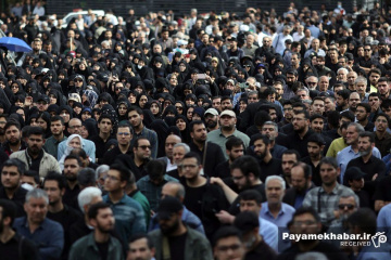 مراسم وداع با شهدای خدمت