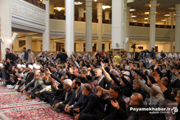 مراسم بزرگداشت شهدای خدمت در حرم مطهر حضرت شاهچراغ (ع)