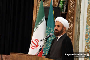 مراسم بزرگداشت شهدای خدمت در حرم مطهر حضرت شاهچراغ (ع) - حجت الاسلام ابراهیم کلانتری، تولیت آستان حضرت شاهچراغ (ع)